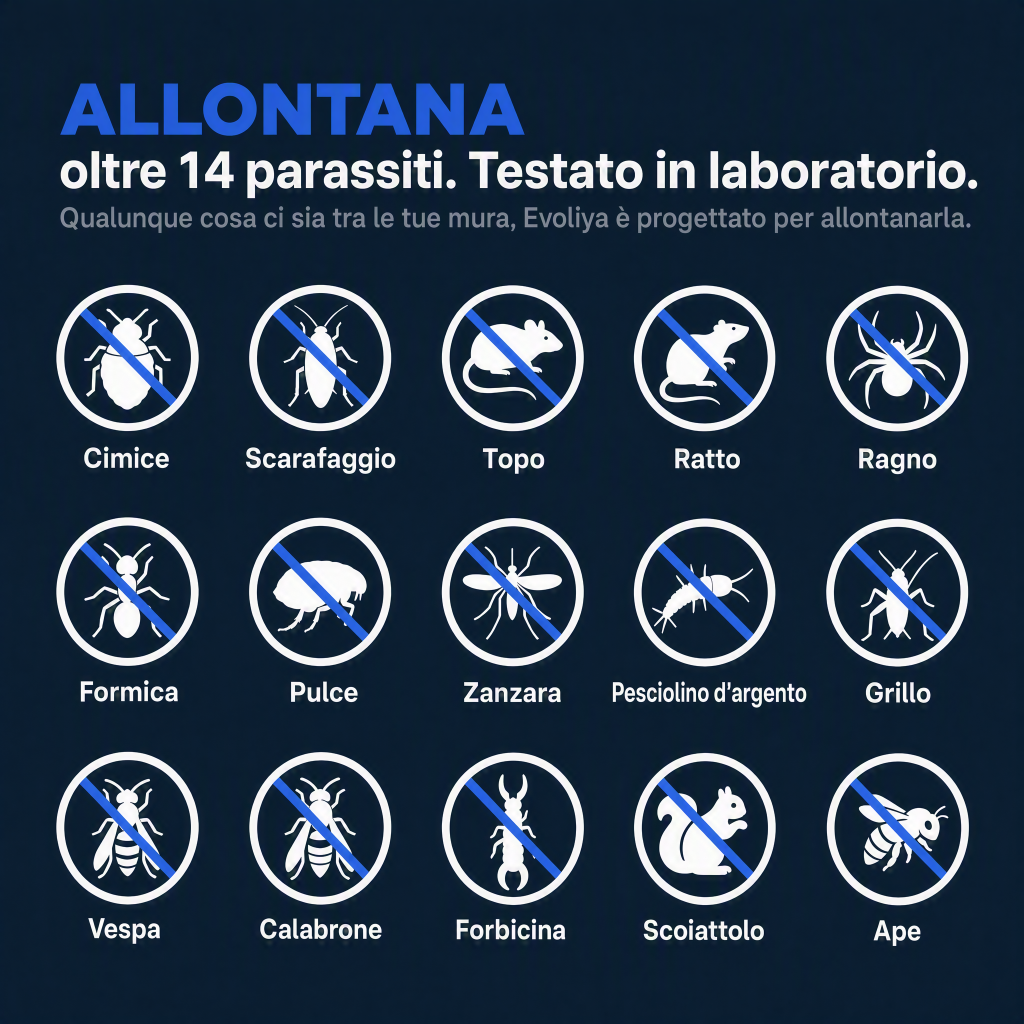 Allontana oltre 14 parassiti - EvoliyaPro